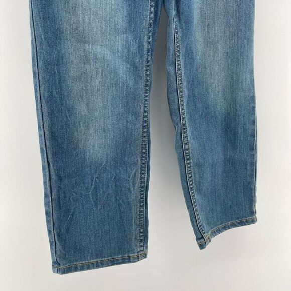 Levi’s Girl’s Medium Wash Pull-On Straight Leg Denim Jean Pants Size 7 - Picture 4 of 15